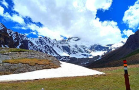 Adi Kailash Om Parvat from Dharchula